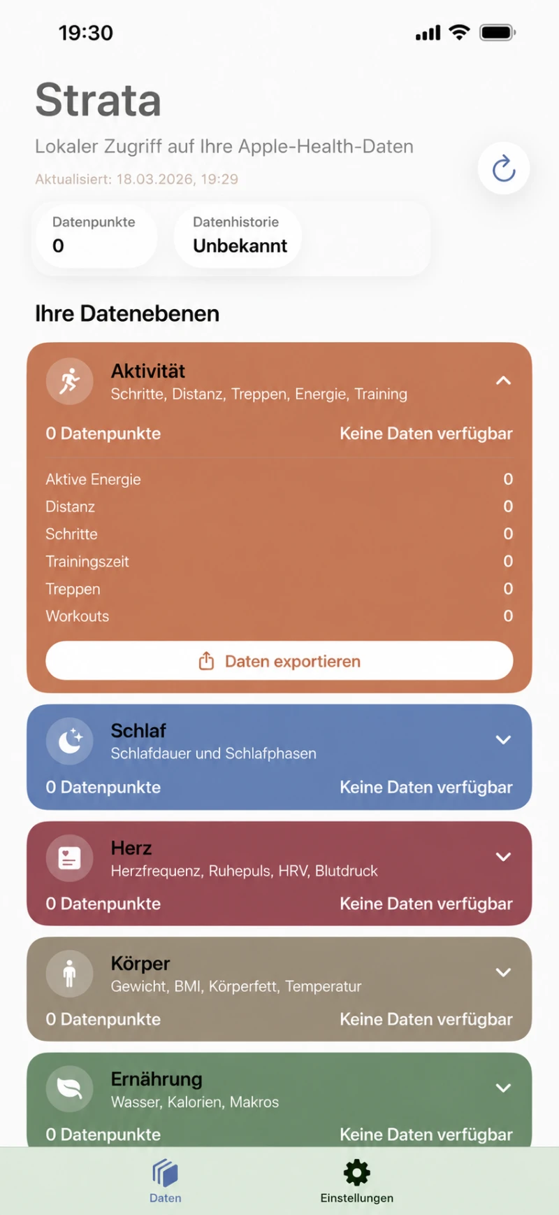 Gezielt exportieren
