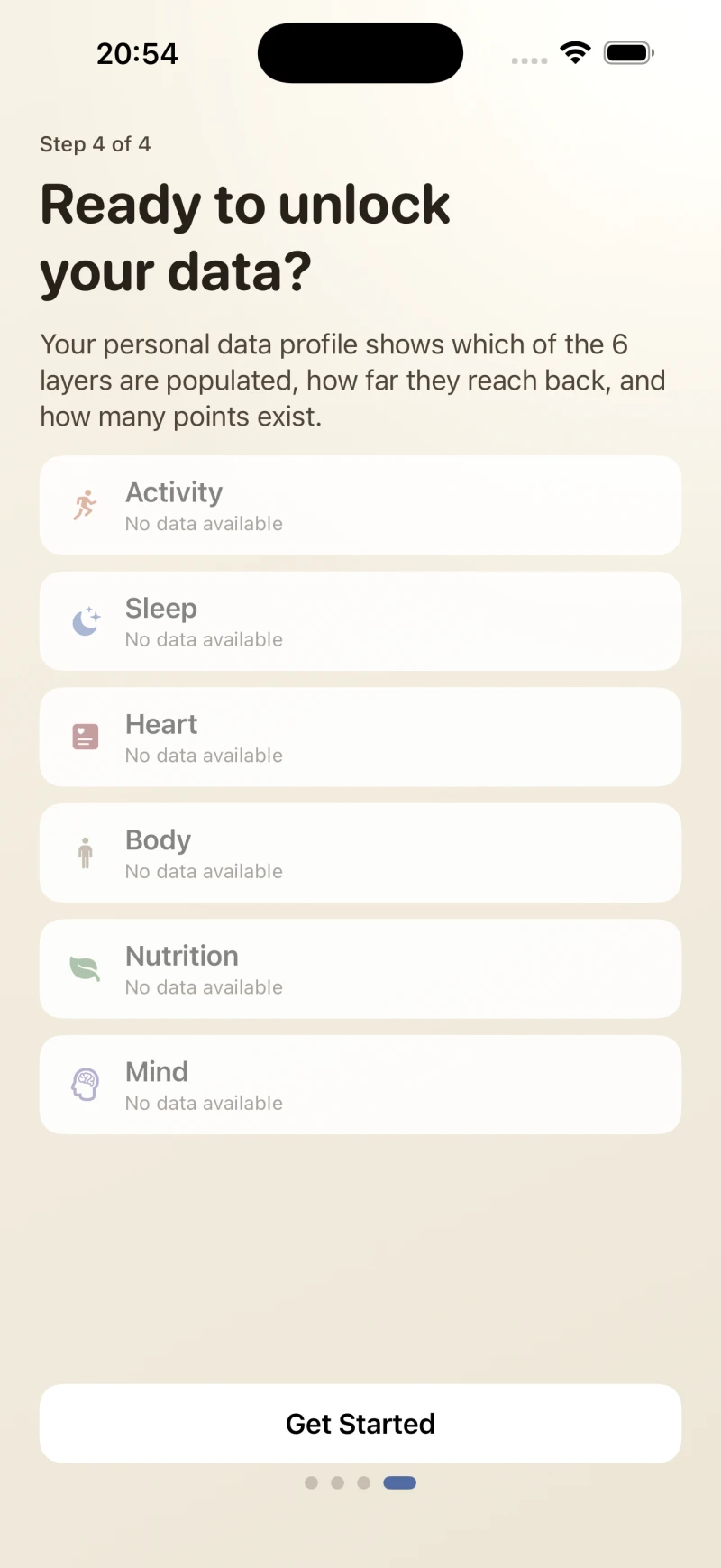 Your data profile